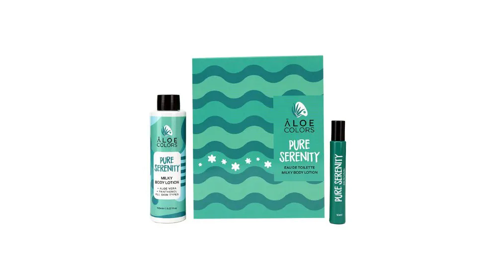 Aloe+ Colors Pure Serenity Gift Set Eau De Toilette + Milky Body Lotion