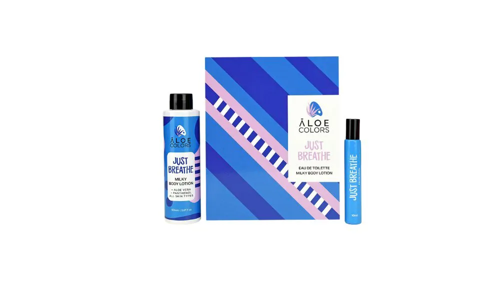 Aloe+ Colors Just Breath Gift Set Eau De Toilette + Milky Body Lotion