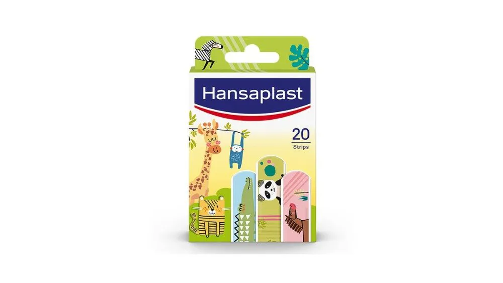 Hansaplast Animals Kids Παιδικά Αυτοκόλλητα Τσιρότα 20Strips