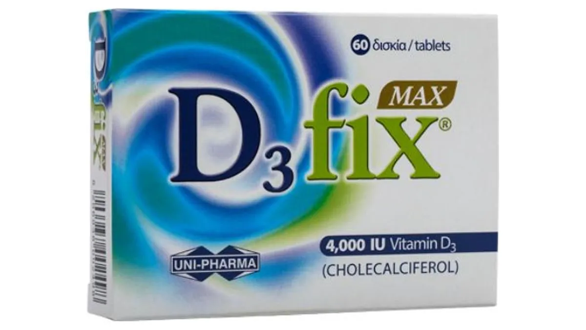 D3 Fix Max 4000 Mg 60 Tabs