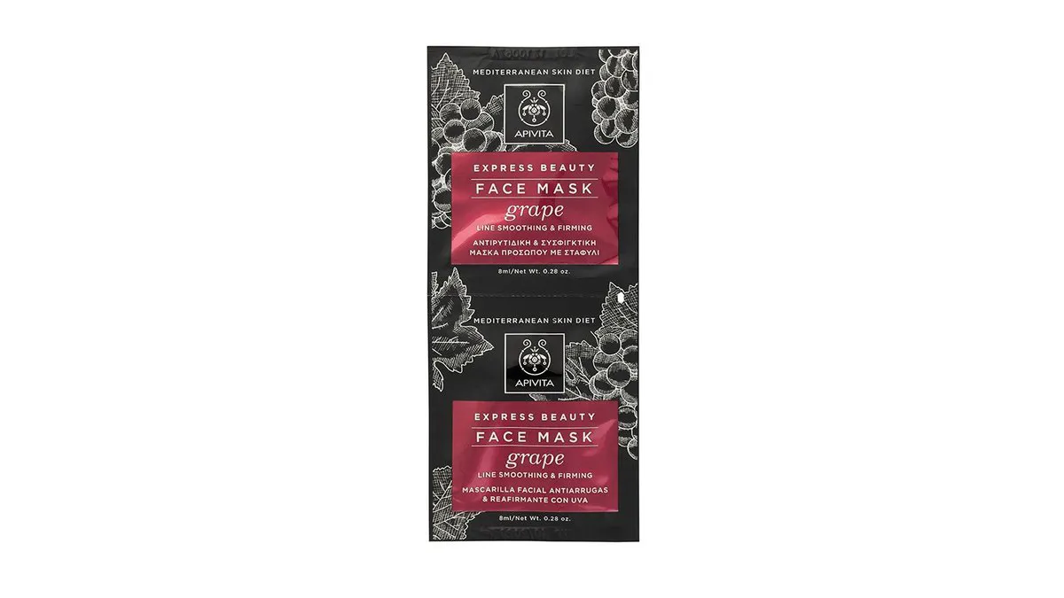 Apivita Μάσκα Αντιρυτιδική και Συσφιγκτική με Σταφύλι 2 x 8 ml