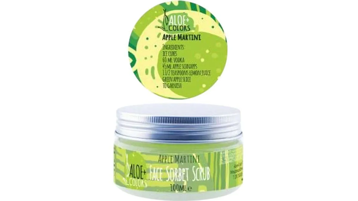Aloe+ Colors Face Sorbet Scrub Apple Martini 100ml