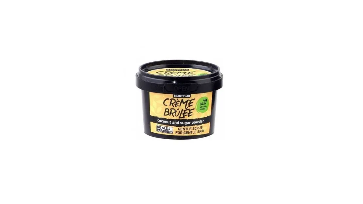 Beauty Jar Creme Brulee Απαλό Scrub για Ευαίσθητες Επιδερμίδες 120 g