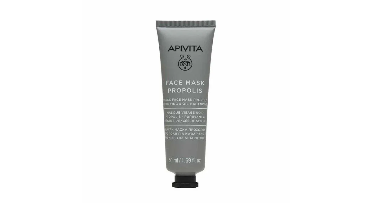 Apivita Face Mask Propolis Μαύρη Μάσκα Προσώπου με Πρόπολη 50 ml