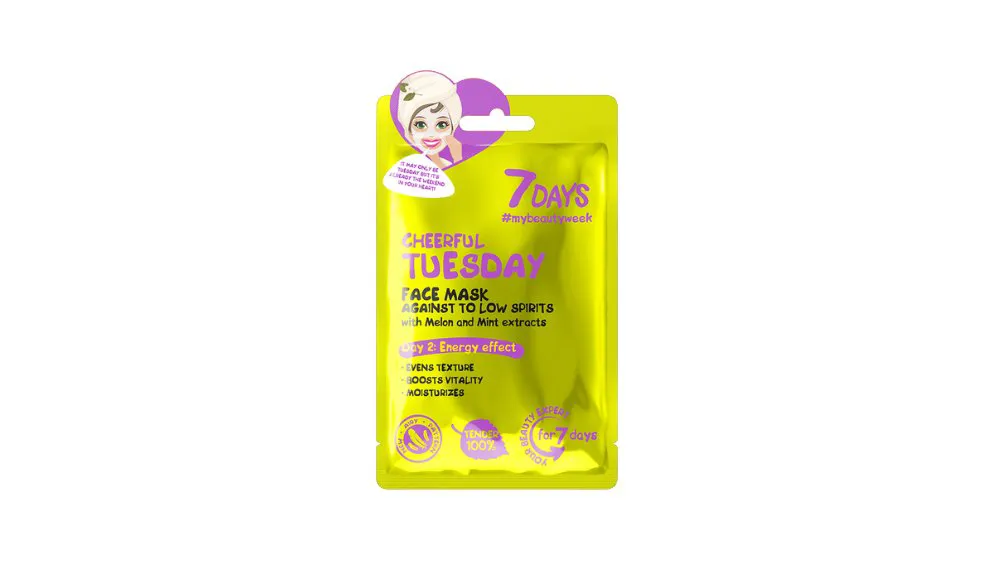 7DAYS Cheerful Tuesday Sheet Mask 28g