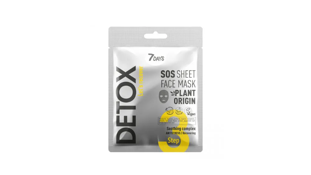 7DAYS SOS Sheet Face Mask Soothing complex