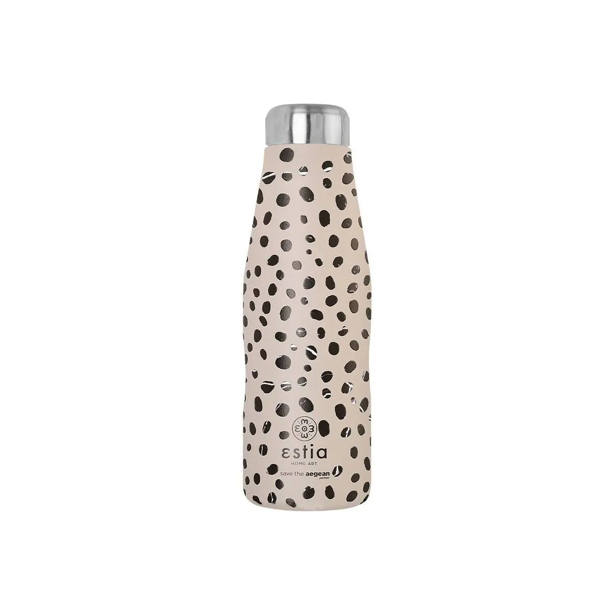 Estia Travel Flask 500ml Leopard Taupe