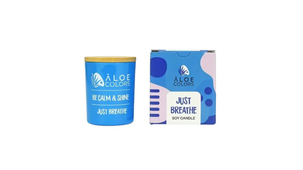 Aloe+ Colors Candle Just Breathe 150g