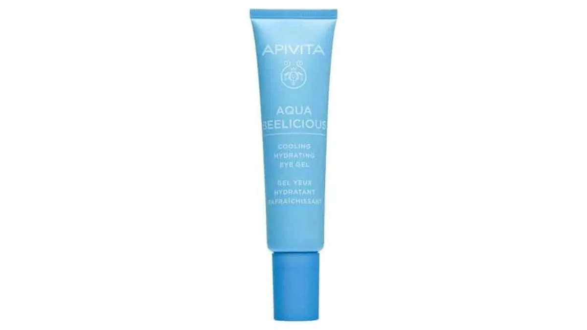 Apivita Aqua Beelicious Δροσιστικό Gel Ενυδατικό Ματιών Λουλούδια & Μέλι 15 ml