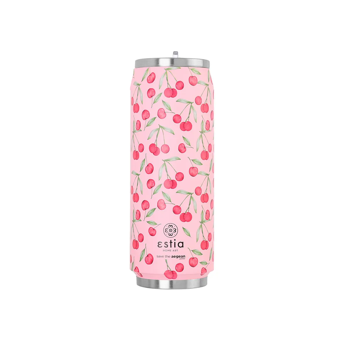 Estia Travel Cup 500ml Cherry Rose