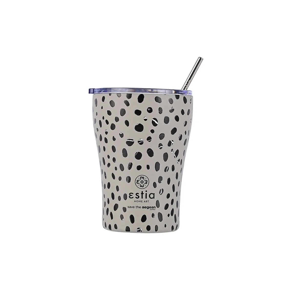 Estia Coffee Mug 350 ml Leopard Taupe