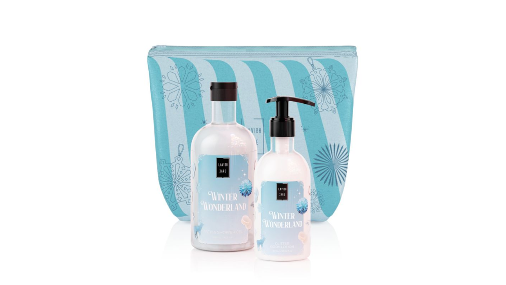 Lavish Care Winter Wonderland Bath & Shower Gel + Glitter Body Lotion