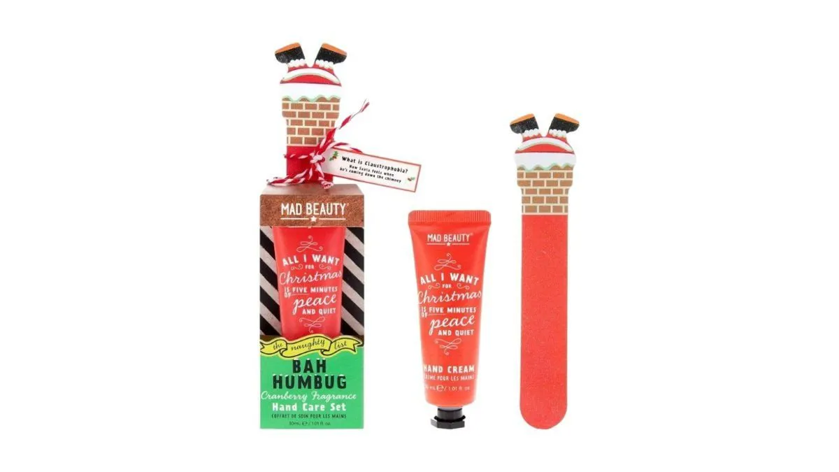 Mad Beauty Naughty List Bah Humbug Hand Care Set