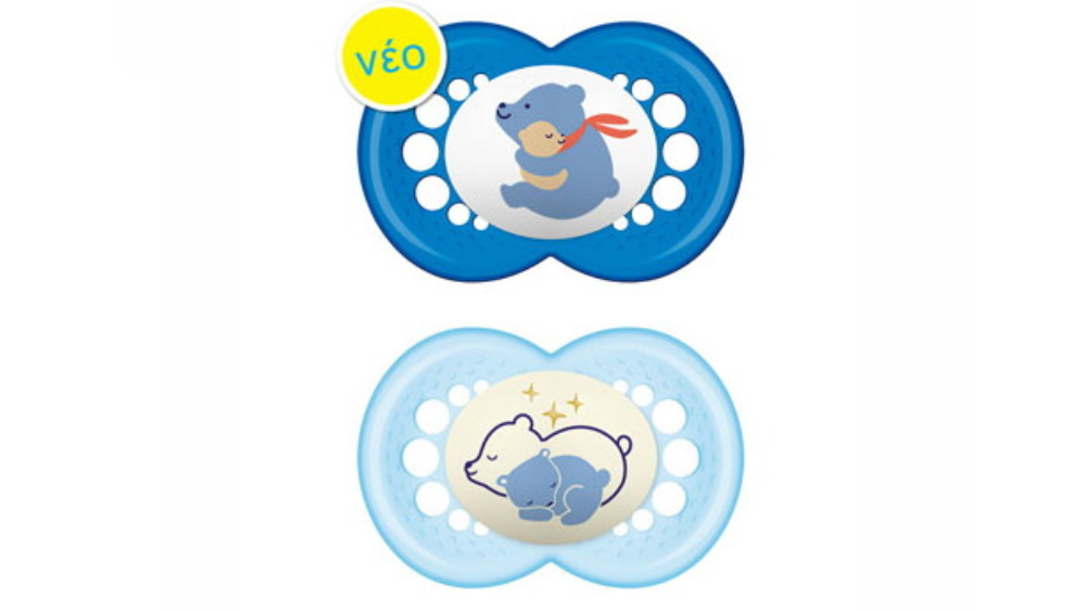 Mam Πιπίλα Day & Night 6-16m (σιλικόνη) x2