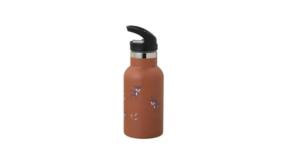 Fresk Θερμός με Διπλό Πώμα Deers Amber Brown 350ml