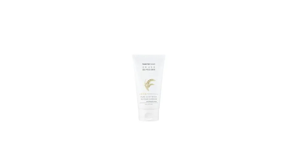 Thank You Farmer Rice Pure Clay Mask To Foam Cleanser 150ml