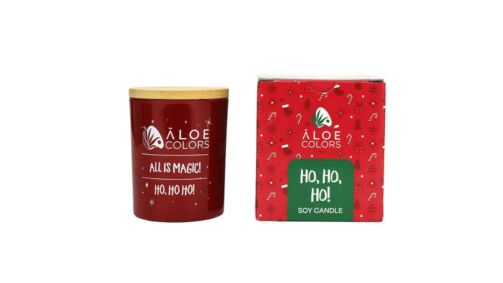 Aloe+ Colors Scented Soy Candle Ho Ho Ho 150g