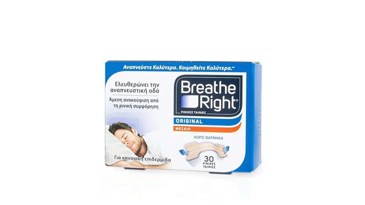 Breathe Right Original 30 ταινίες μεσαίο μέγεθος
