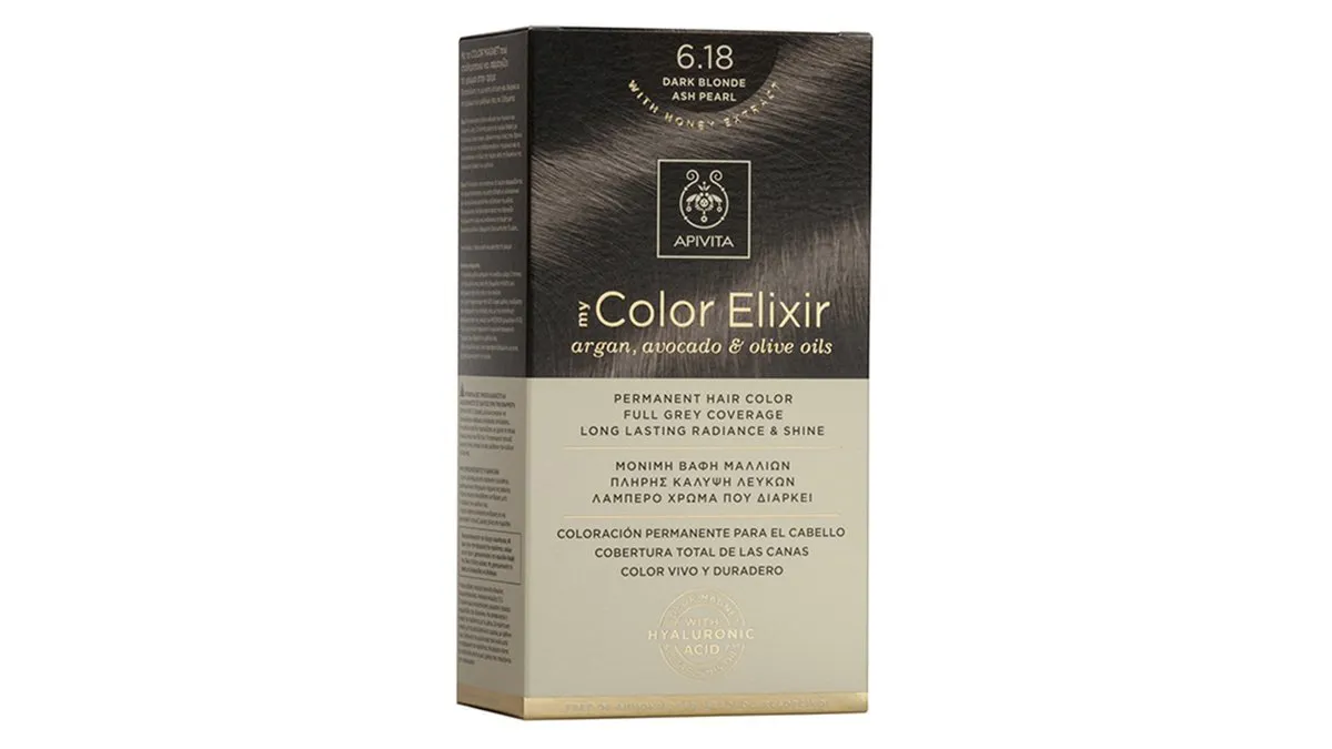 Apivita My Color Elixir N6.18 Ξανθό Σκούρο Σαντρέ 50 ml + Γαλάκτωμα Ενεργοποίησης 75 ml