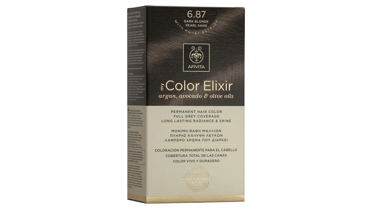 Apivita Hair Color 6.87 Elixir Kit