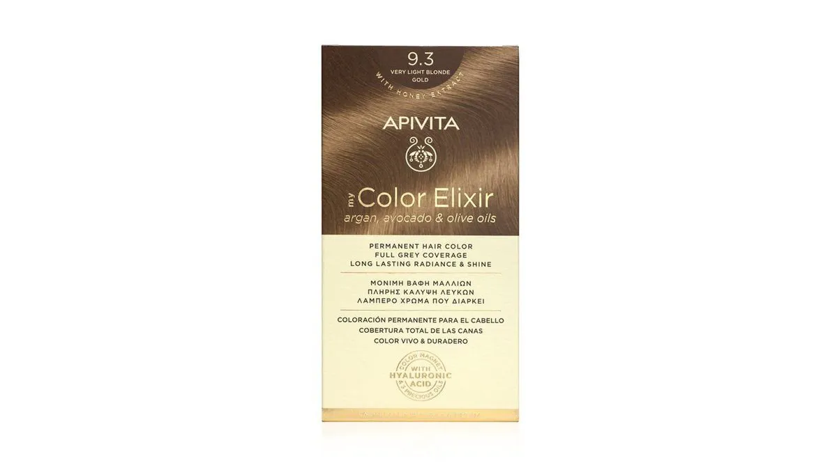 Apivita Hair Color Elixir Kit 9.3