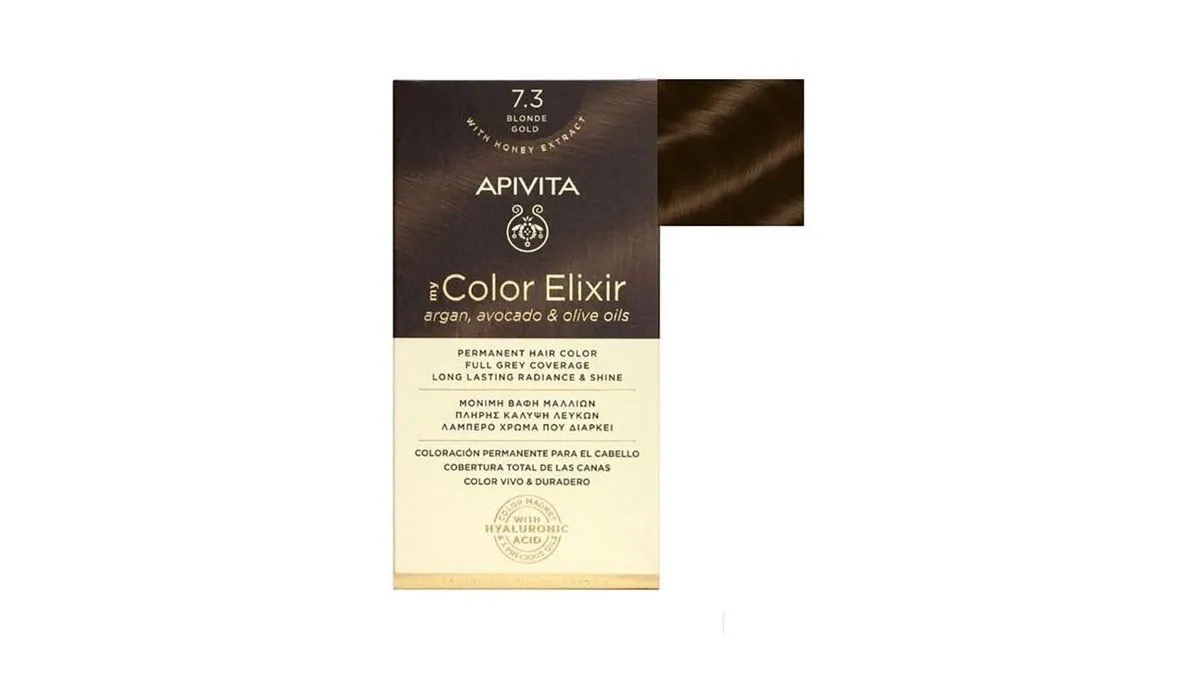 Apivita Hair Color Elixir Kit 7.3