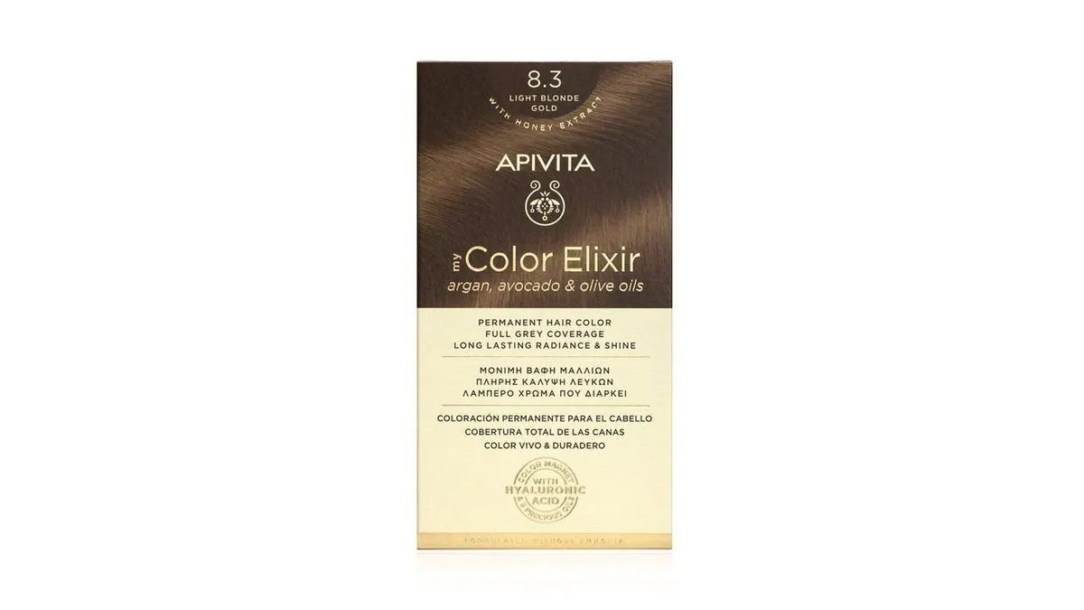 Apivita Hair Color Elixir Kit 8.3