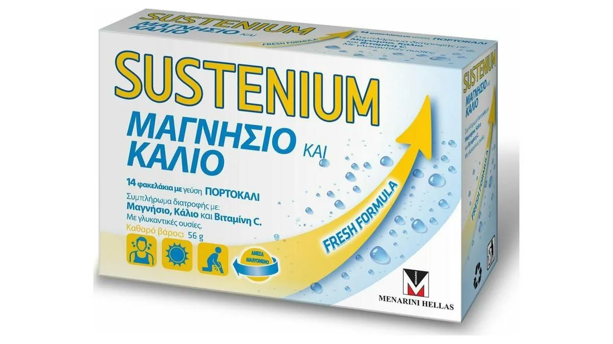 Sustenium Μαγνήσιο Και Κάλιο X14 Sachets