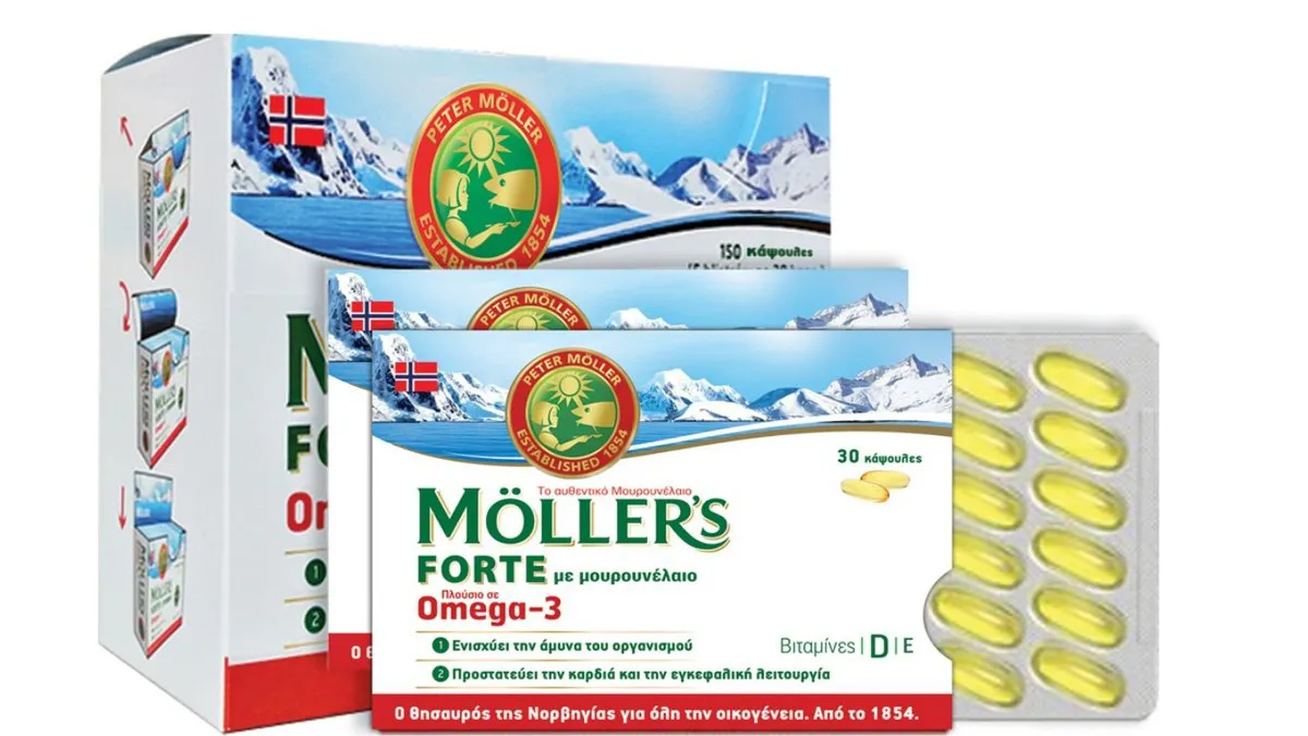 Moller’s Forte Blister 150 Κάψουλες