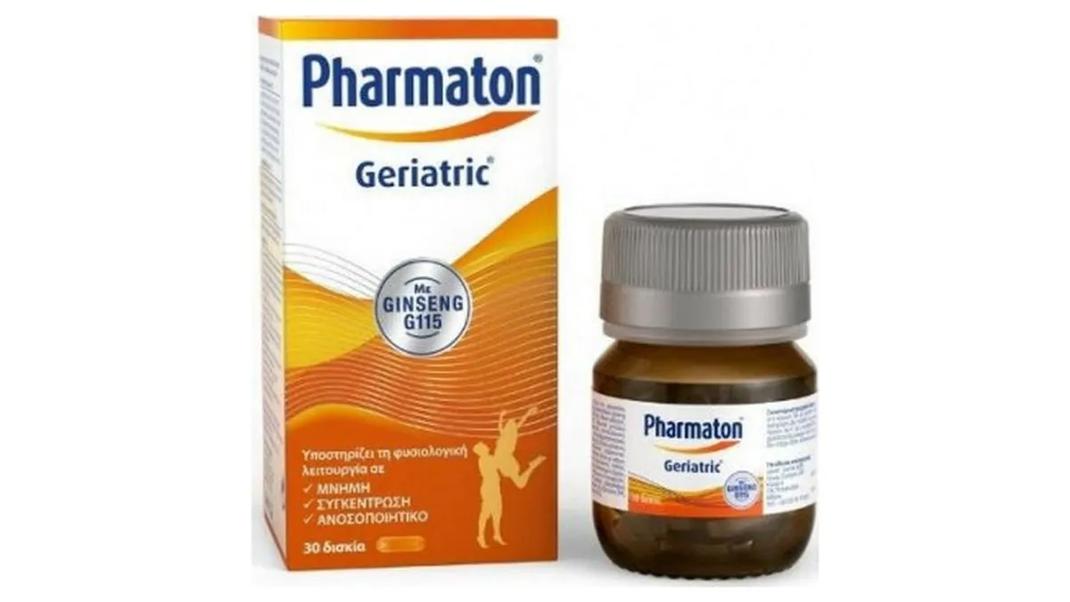 Pharmaton Geriatric 30 Tabs