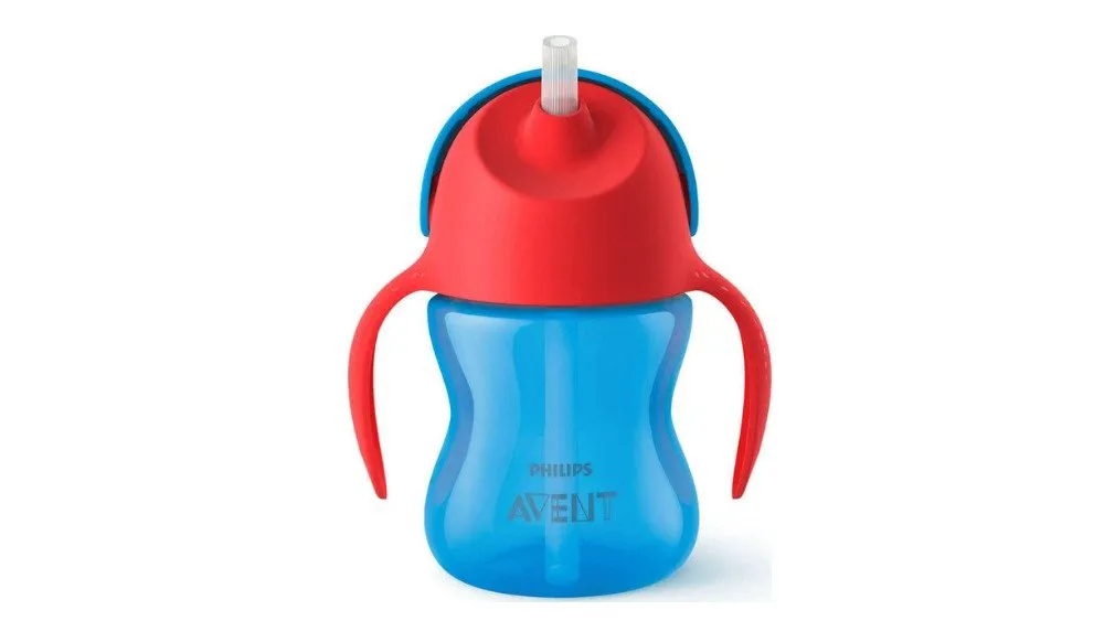 Philips Avent Παγουρίνο με Καλαμάκι Μπλε 9m+ 200ml