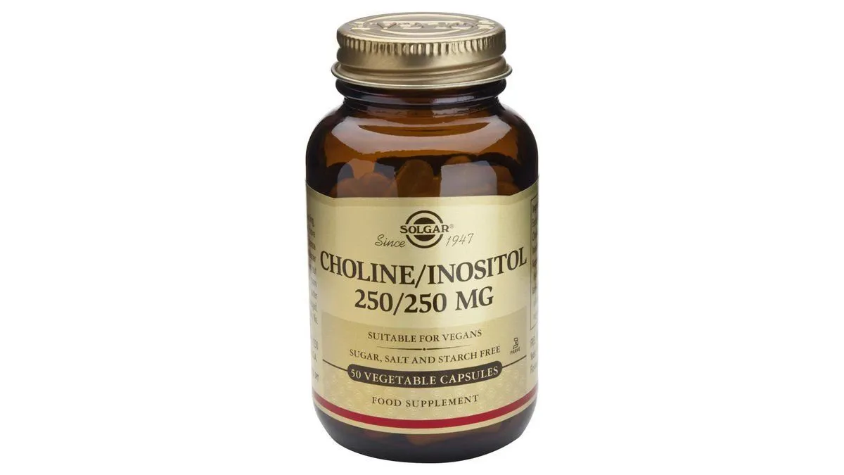 Solgar Choline-Inositol 250/250mg 50vcaps