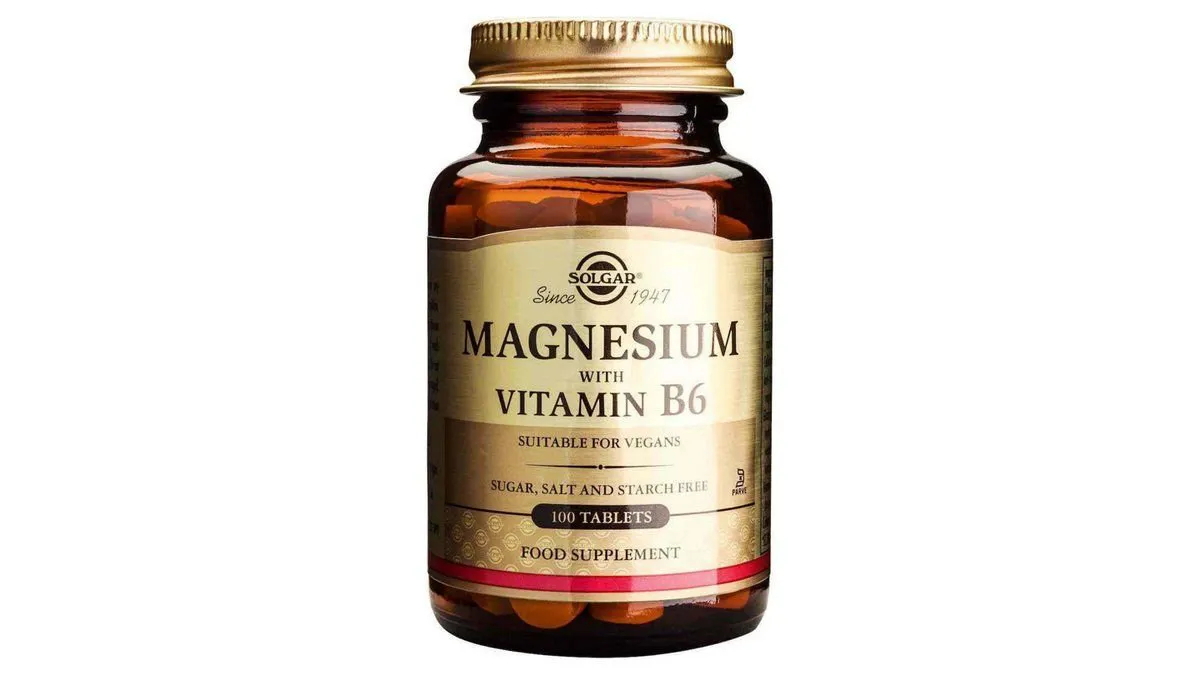 Solgar Magnesium + B6 100tabs