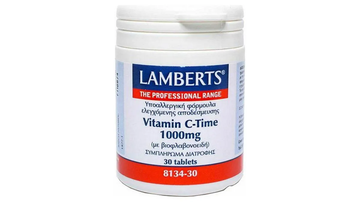 Lamberts Vitamin C Time 1000Mg 30 Tabs