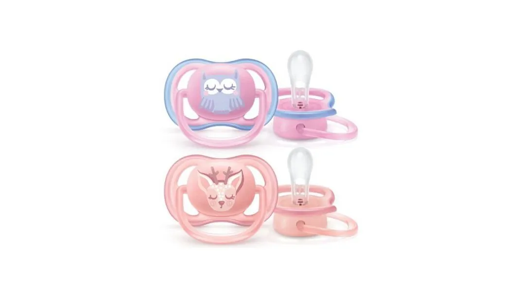 Philips Avent Ultra Air Pacifier Πιπίλα Σιλικόνη 0 6Μ Pink 2Τμχ