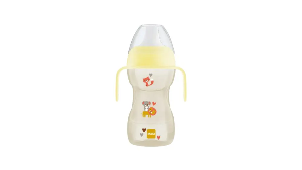 Mam Fun to Drink Κίτρινο Ποτηράκι με Χερούλια 8m+ 270ml