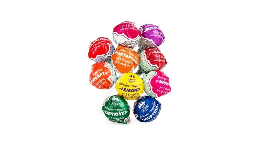 Kaiser Γλειφιτζούρια με 5 Βιταμίνες & Φυτικές Ίνες. Χωρίς Ζάχαρη 1τμχ