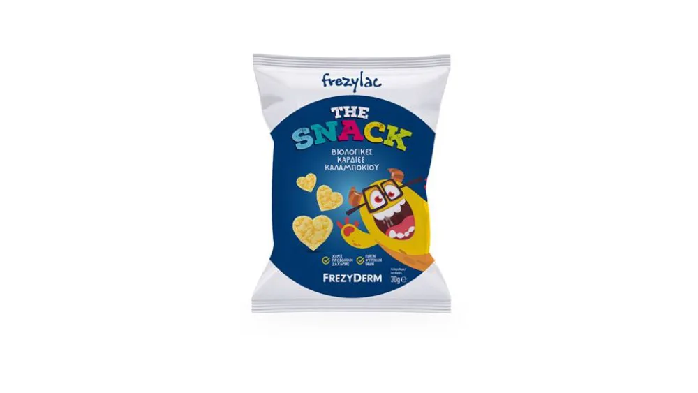 Frezylac The Snack Βιολογικές Καρδιές Καλαμποκιού