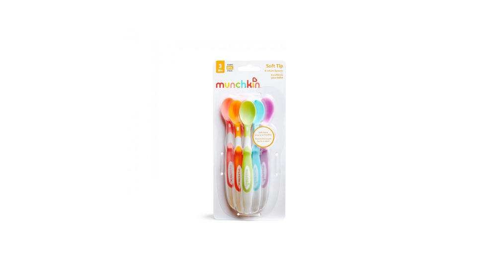 Munchkin 6 Soft Tip Spoons 4+