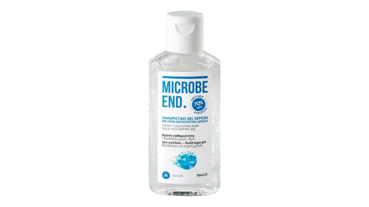 Microbe End Αντισηπτικό Gel Χεριων 75 ml