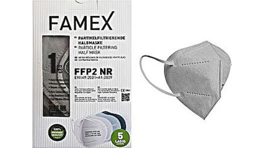 Μάσκα KN95 - FFP2 Γκρι