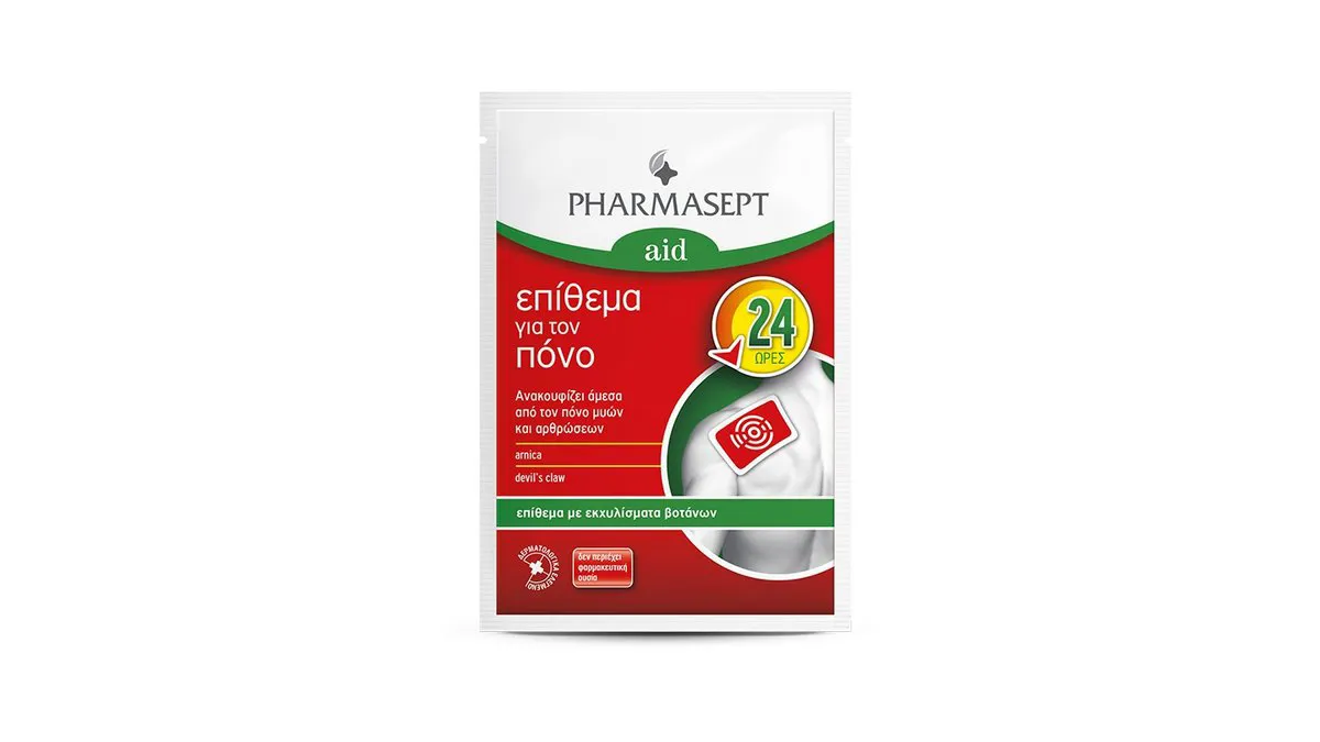 Pharmasept Tol Velvet Επίθεμα για Πόνο 1Τεμάχιο