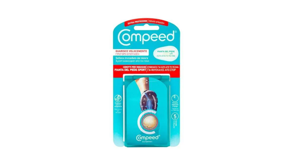 Compeed Eπιθέματα για Φουσκάλες Κάτω από το Πέλμα (5 τμχ)