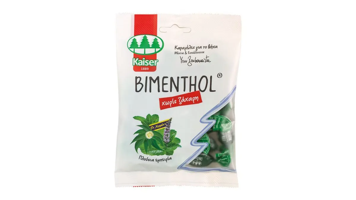 Kaiser Καραμέλες Bimenthol Με Μέντα & Ευκάλυπτο 75 g