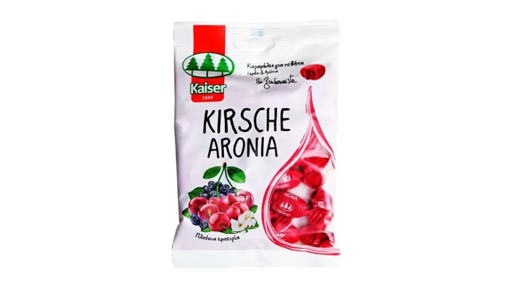 Kaiser Καραμέλες Kirsche Aroniα με Κεράσι & Αρώνια, 90g