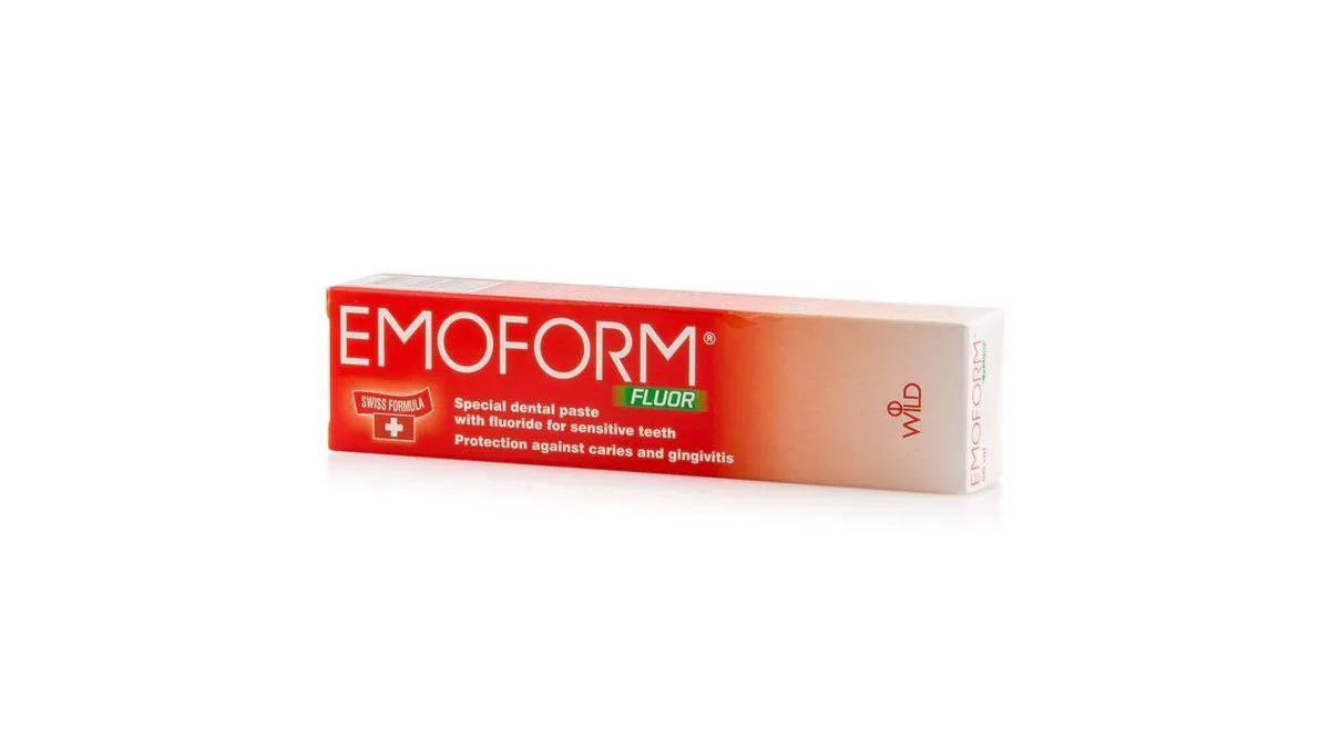 Emoform Fluor Swiss Fluoride Toothpaste for Sensitive Teeth 50gr