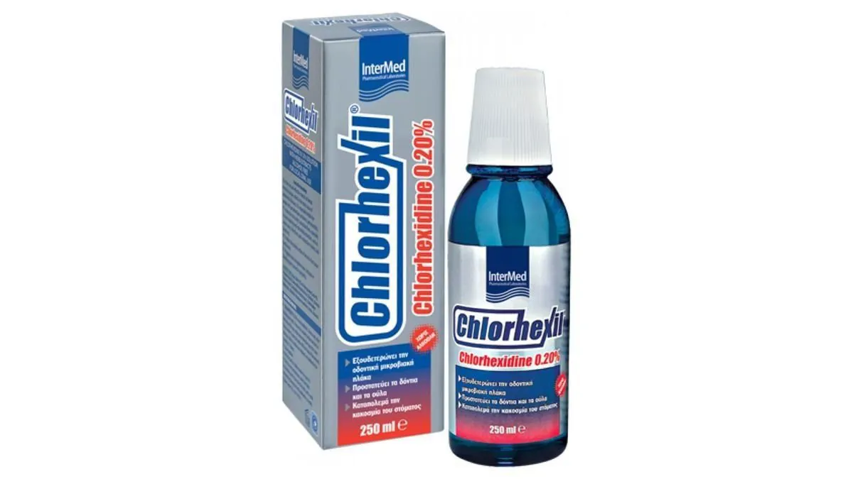 Intermed Chlorhexil Solution 0.20% Mouthwash Στοματικό Διάλυμα Χλωρεξιδίνης250ml