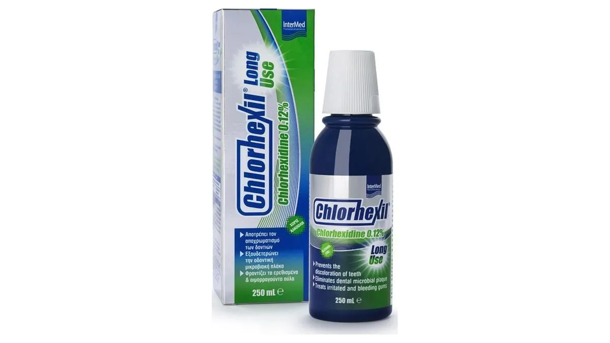 Intermed Chlorhexil 0.12% Long Use Mouthwash  Στοματικό Διάλυμα 250ml