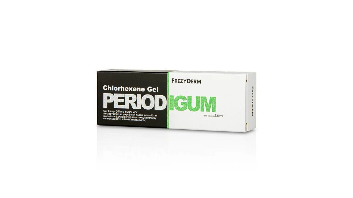Frezyderm Periodigum Chlorhexene Gel Στοματική Γέλη για την Αντιμετώπιση της Περιοδοντίτιδας 30 ml