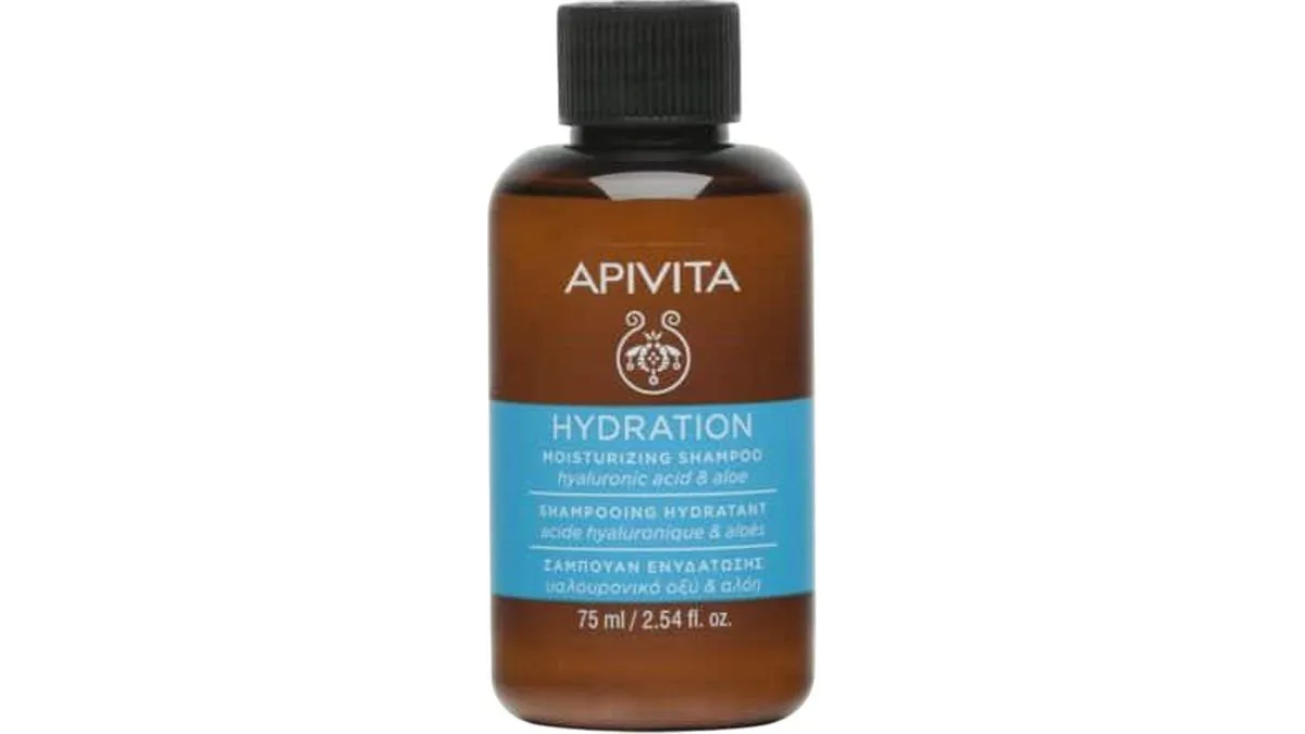Apivita Shampoo Ενυδάτωση Υαλουρονικό & Αλόη 75 ml